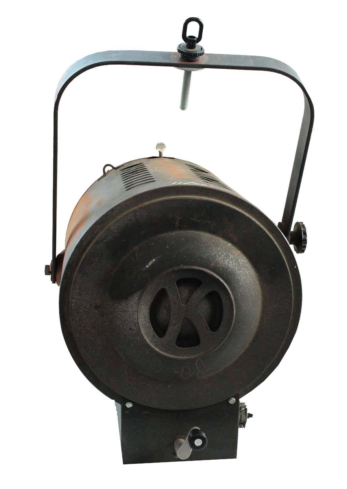 Original theater light, original spiral lens, adjustable and rewired for standard plugs