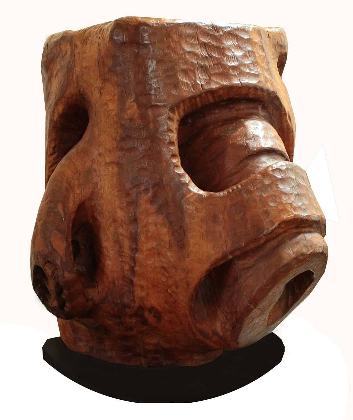 Skulptur aus der Mitte des Jahrhunderts, die Edmund Spiro zugeschrieben wird. Edmund Spiro,

