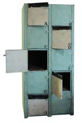 Antique Bowling Alley Lockers