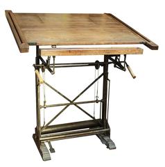 Antique French Drafting Table