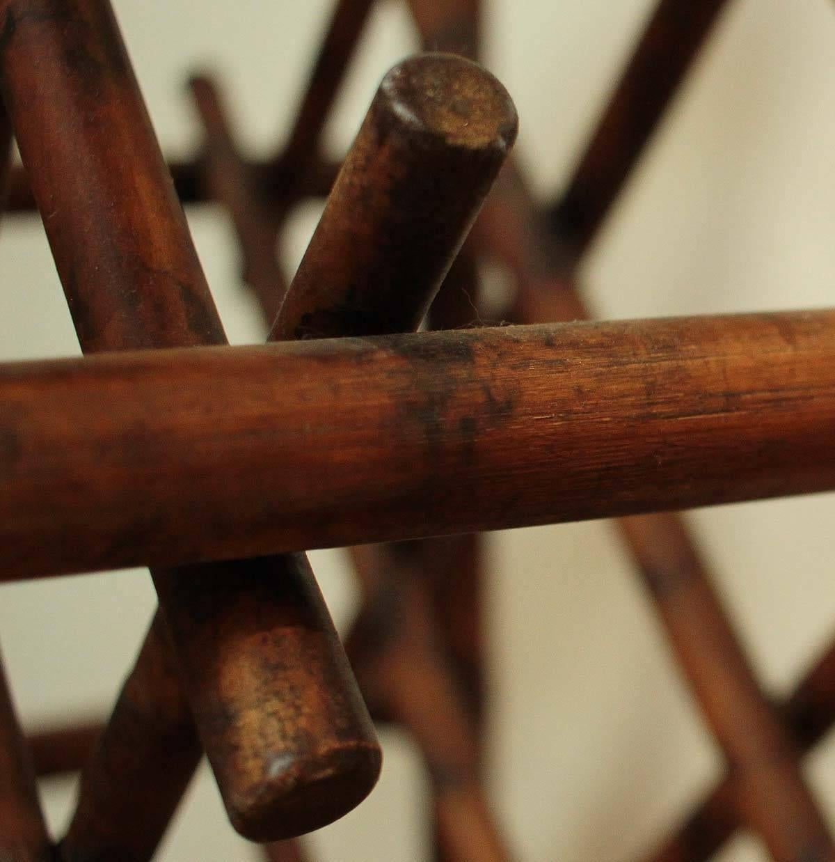 Antique Bamboo Wine Rack For Sale 2