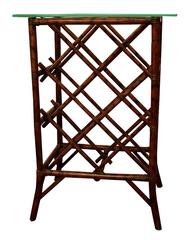 Antique Bamboo Wine Rack