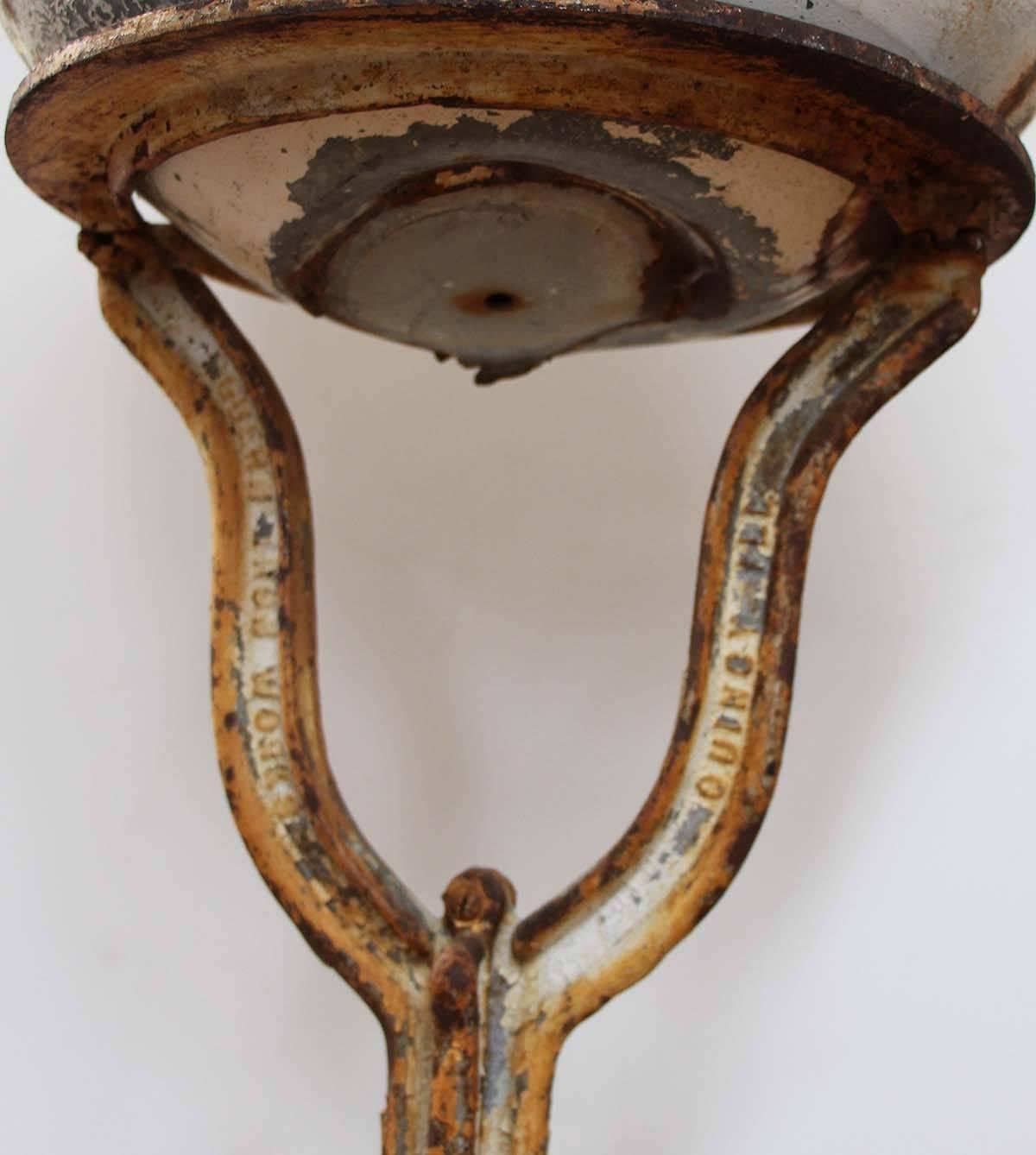 antique metal buoys