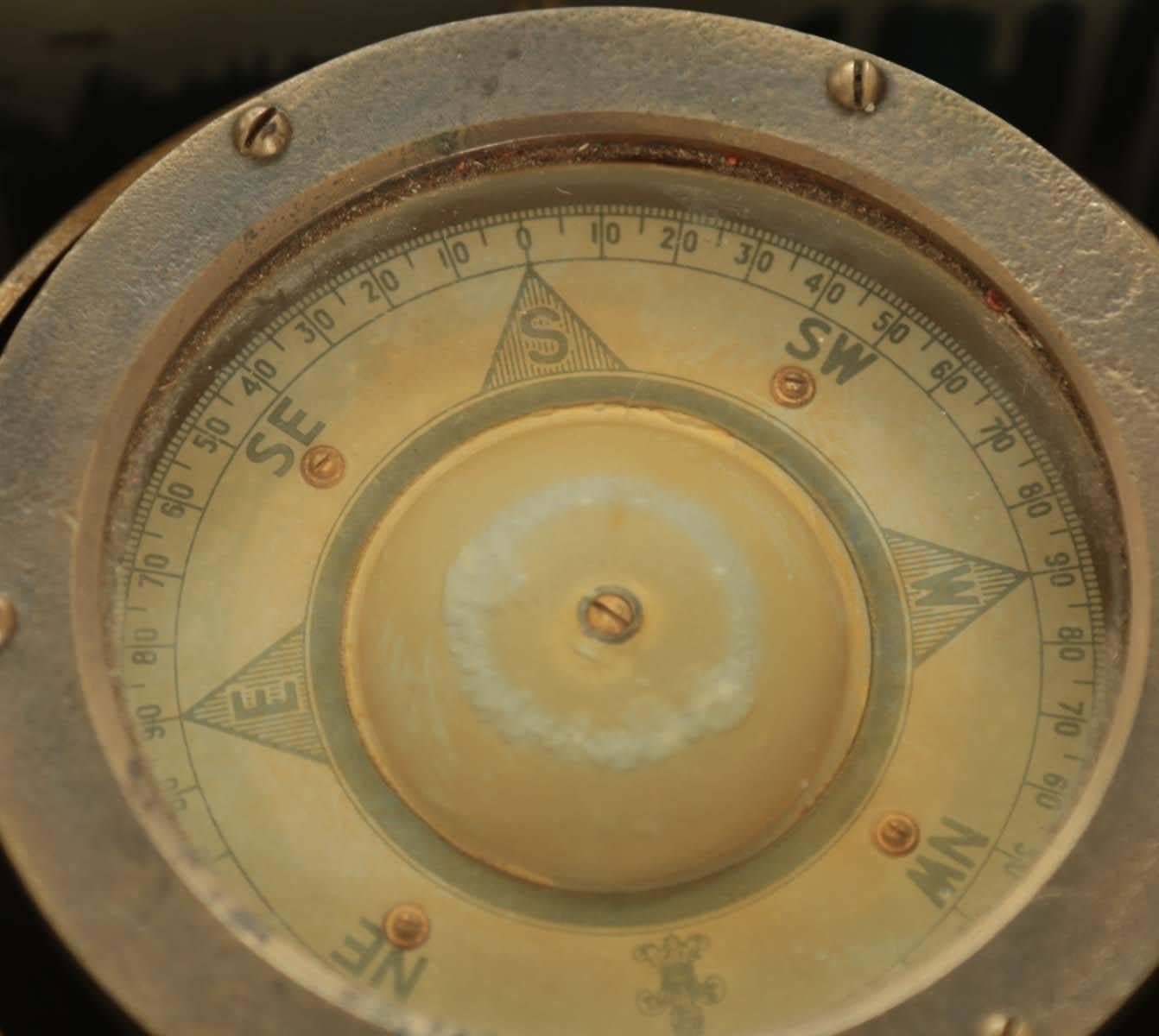 Antique Sand Cast Compass 1