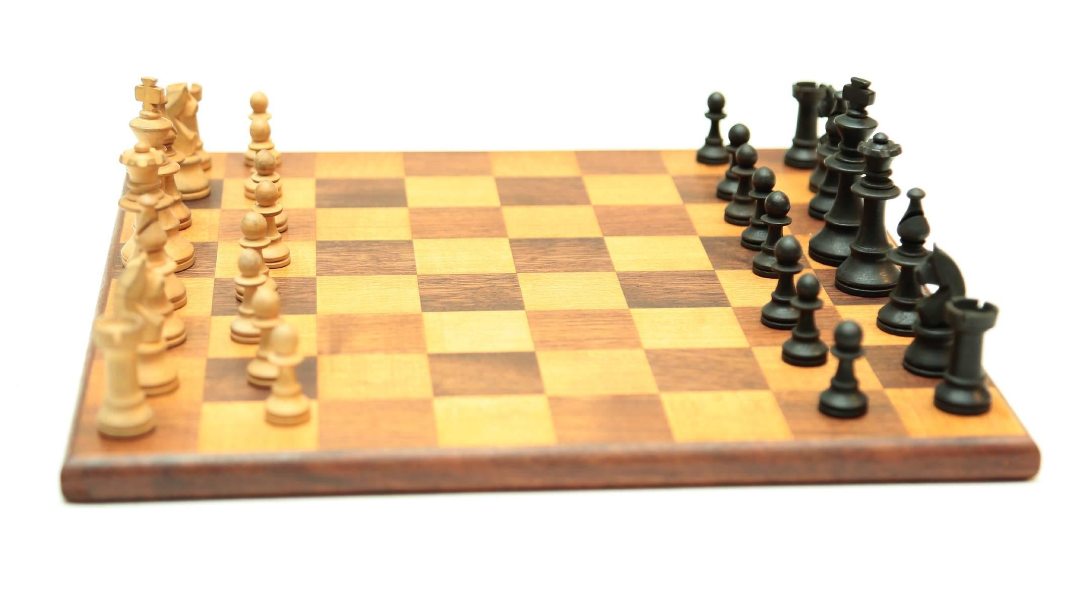 Antique Chess Board In Excellent Condition In Sag Harbor, NY