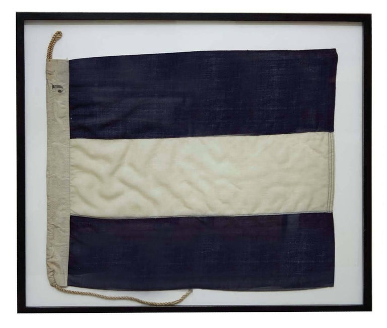 Authentic Antique WWII Nautical Signal Flags at 1stDibs vintage nautical flags, antique