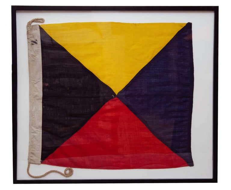 Authentic Antique WWII Nautical Signal Flags at 1stDibs