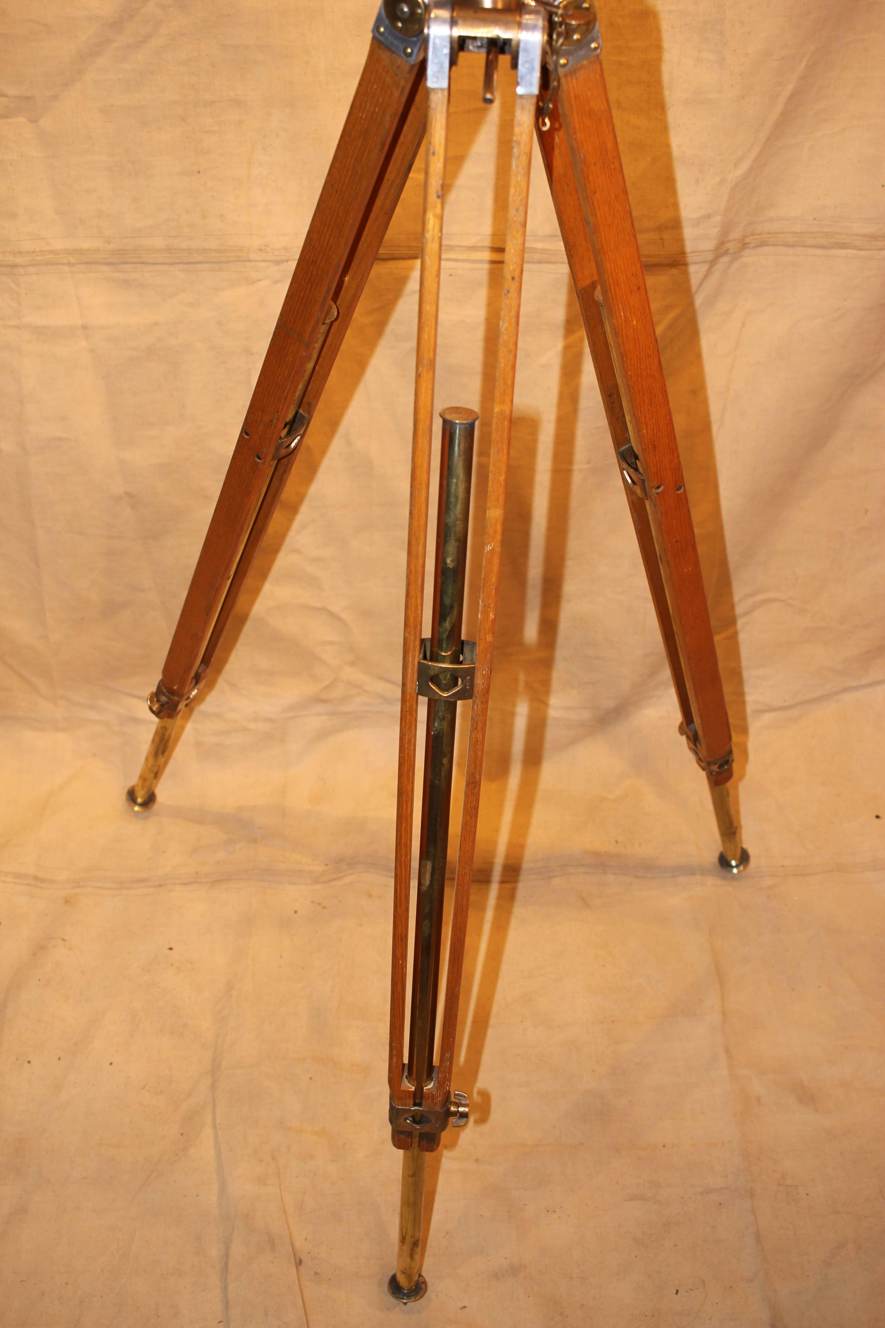 Antique Harbor Master Brass Telescope 1