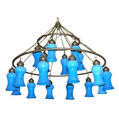 Three-Tier Egyptian Teardrop Chandelier