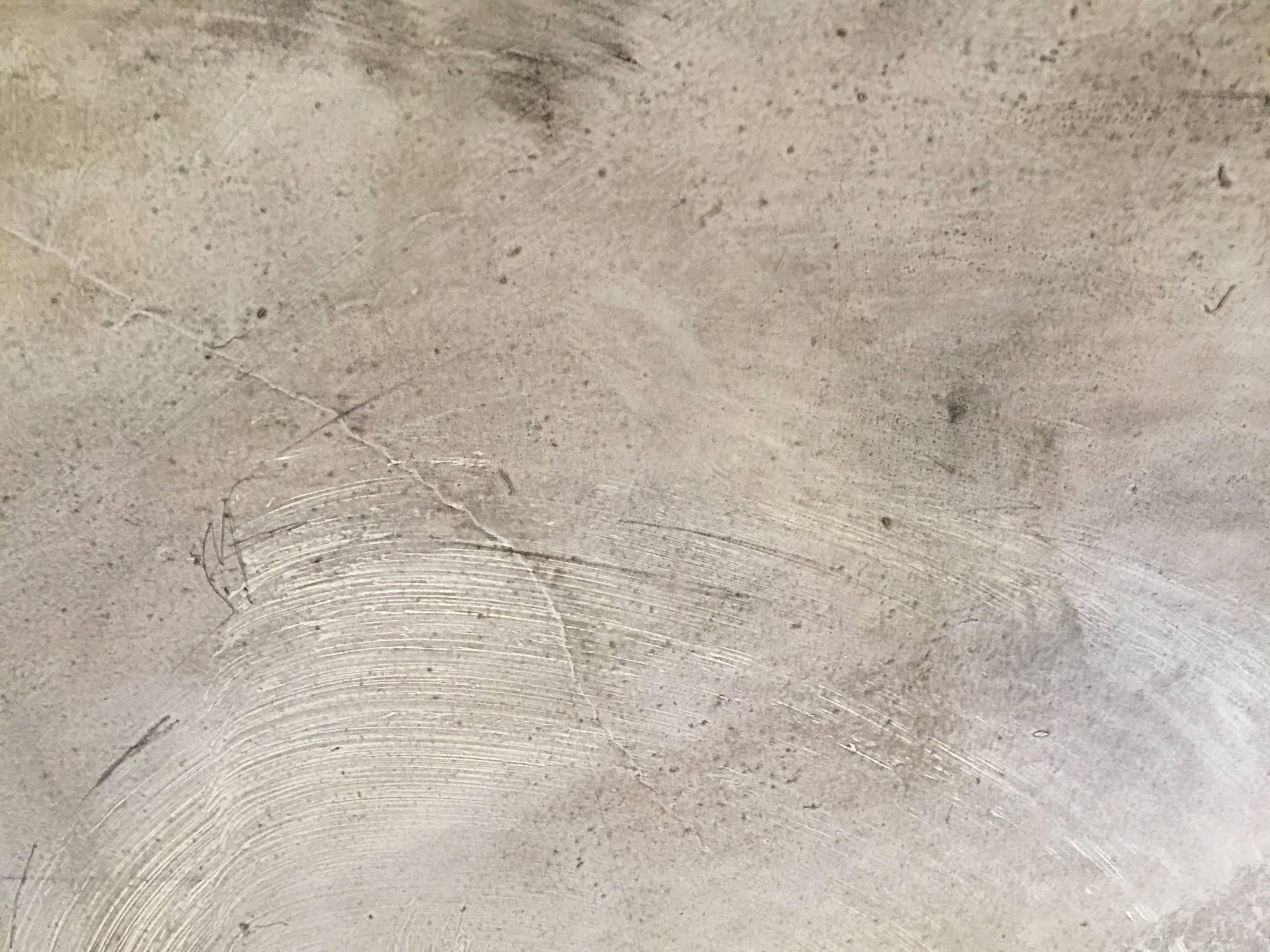 Huge Graham Harmon Black and White Abstract Painting, circa 1960 1