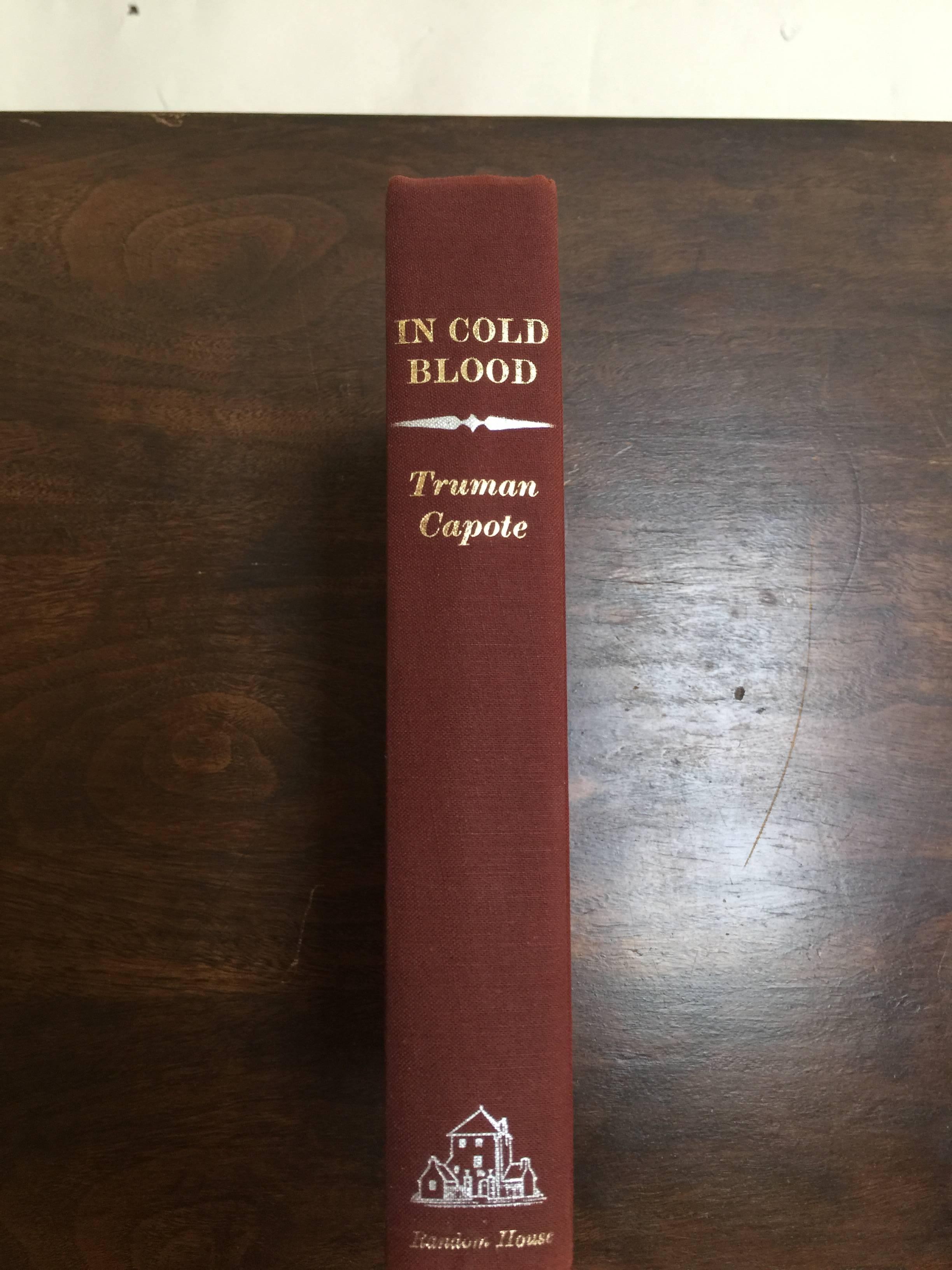 Truman Capote in Cold Blood First Printing, 1965 In Good Condition In Indianapolis, IN