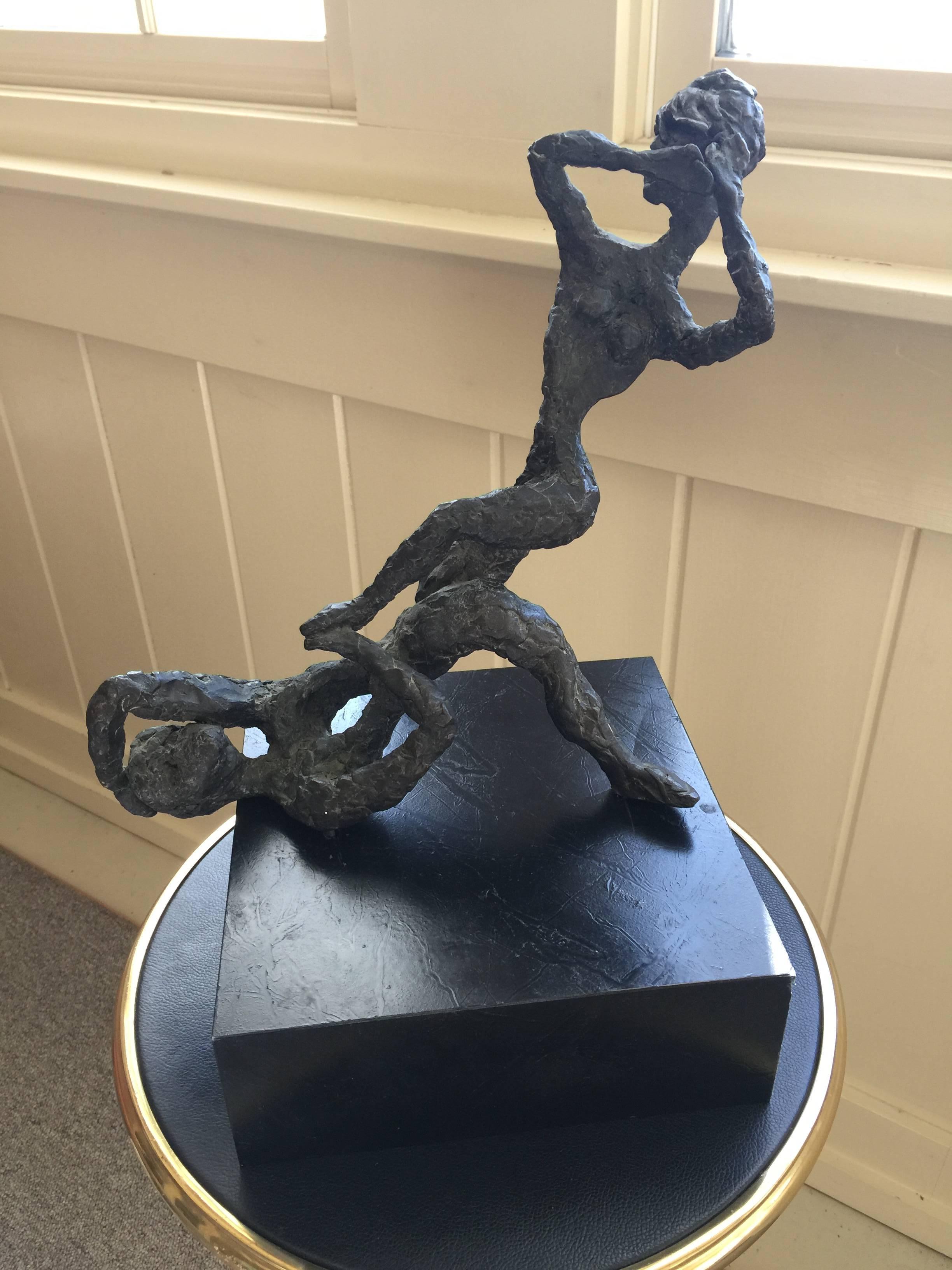 Mid-Century Bronze Sculpture, 1950 In Good Condition In Indianapolis, IN