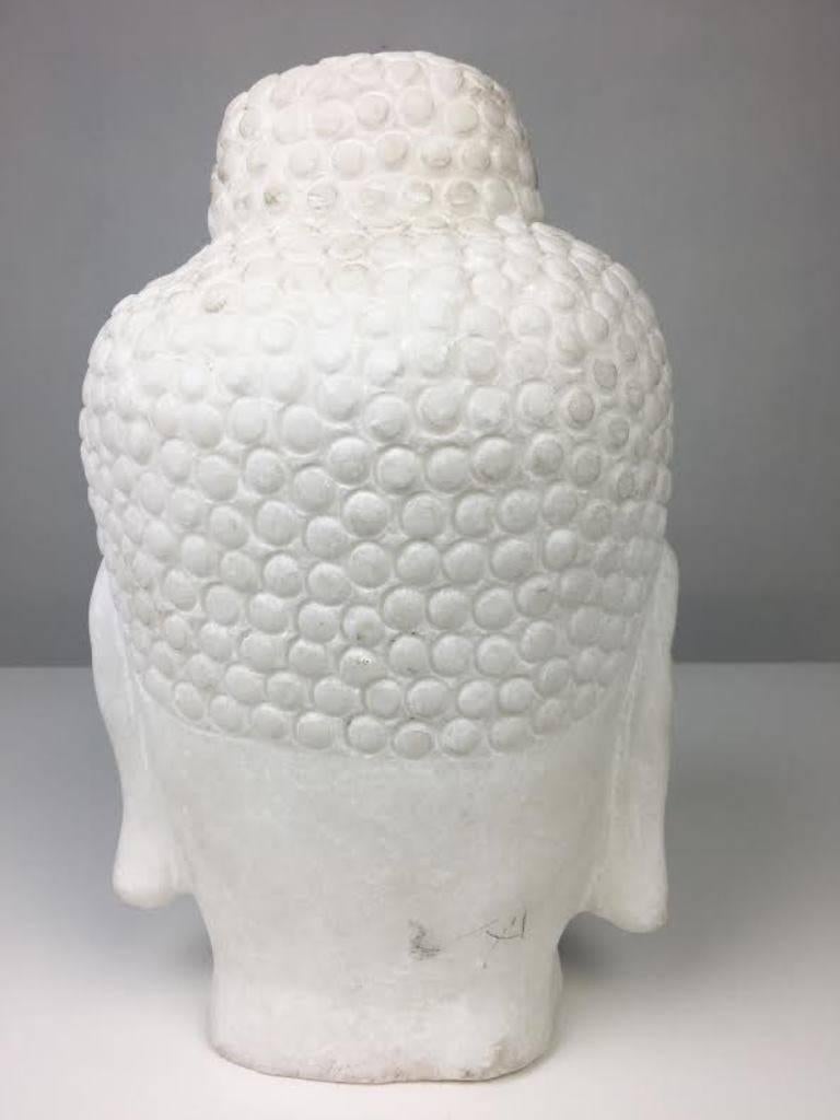 Carved Marble Quan Yin