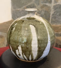 Paul Pressburger Signed Mid-Century Modern California Studio Pottery Art Vase