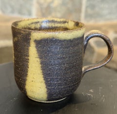 California Studio Pottery Artisan Glazed Rustic Stoneware Tea or Coffee Cup