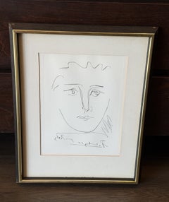 Pablo Picasso Signed Mid-Century Etching Print Pour Roby (L’Age de Soleil), 1968