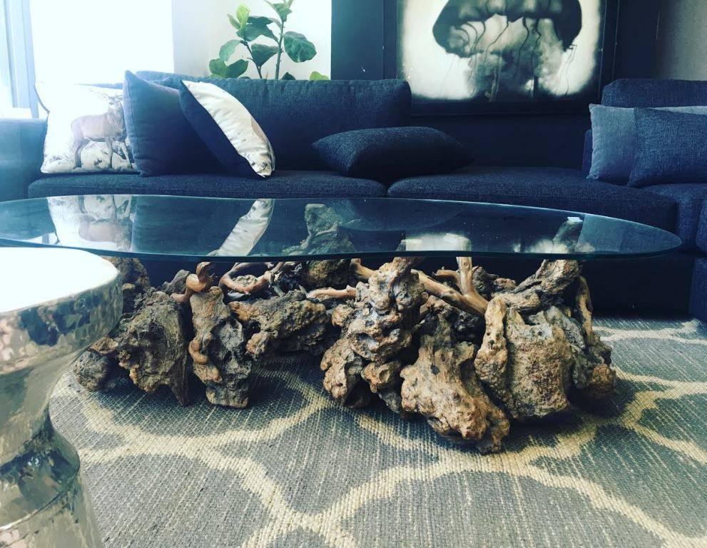Organic Modern Root Based Coffee Table In Excellent Condition In Studio City, CA