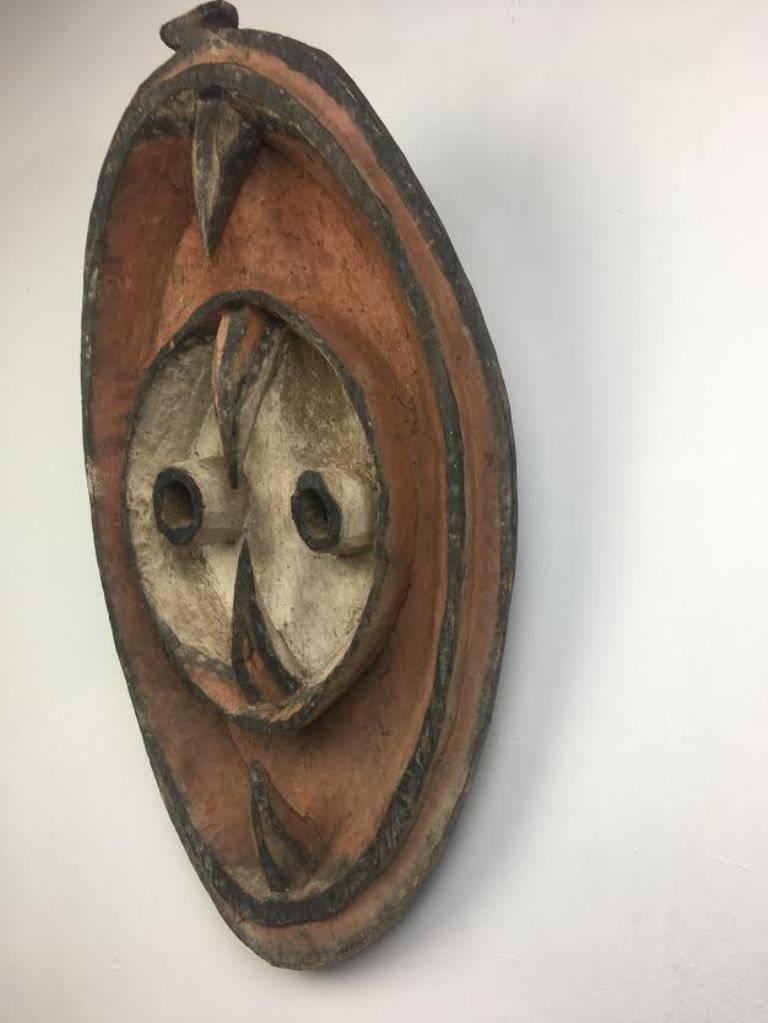 Carved Rare Bahinemo Hunstein Mountain Garra Hook Mask Papua New Guinea