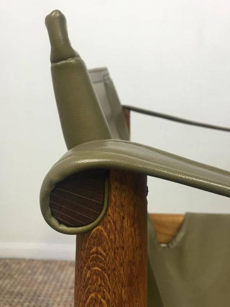 Dyed Douglas Heaslett for Brown Saltman Mid-Century Modern Safari Sling Chair