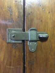 Dessin Fournir Signed Exceptionally Large Two Part Wood Ricci Cabinet