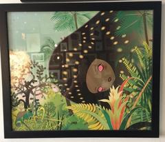 Chiho Aoshima Signed Limited Edition Japanese Art Print Building Head Chameleon