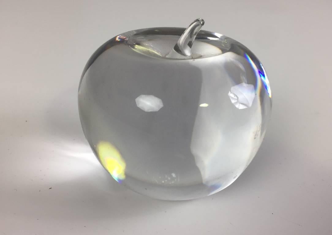 tiffany crystal apple