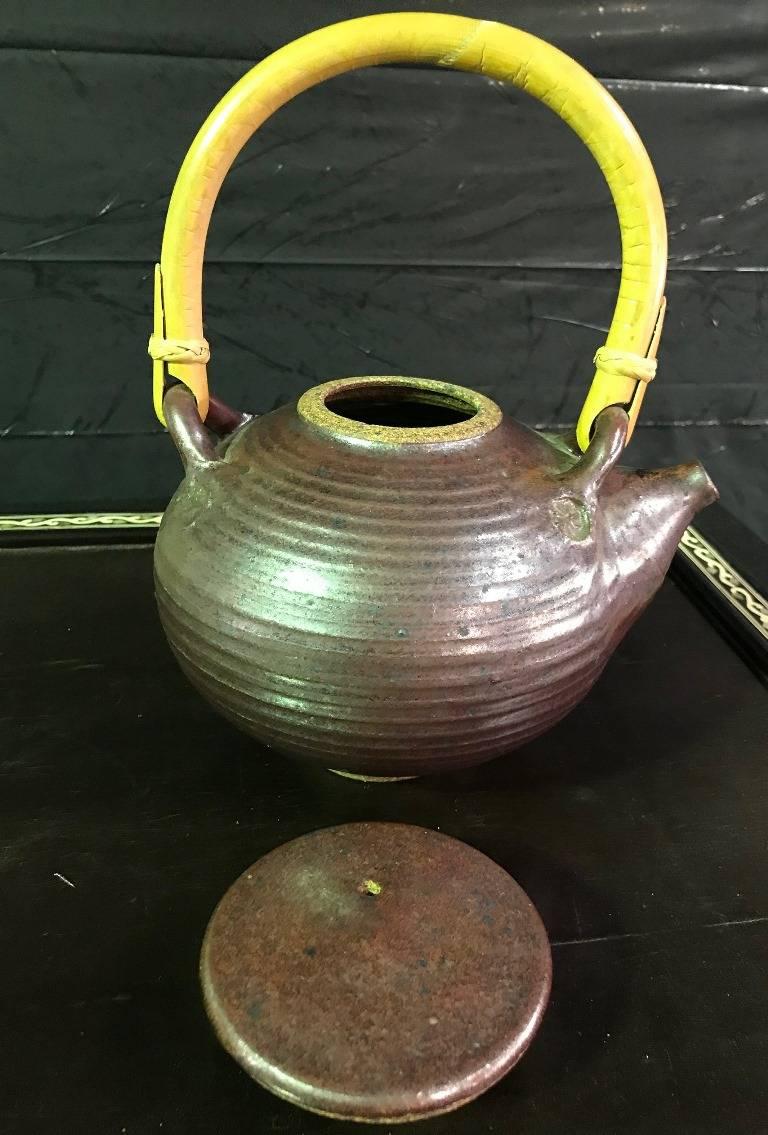 20th Century Wonderful Otto and Vivika Heino Hand Thrown Ceramic Teapot