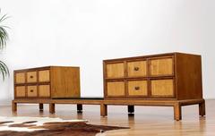 Henredon Vintage Chestnut and Pecan Modular Console