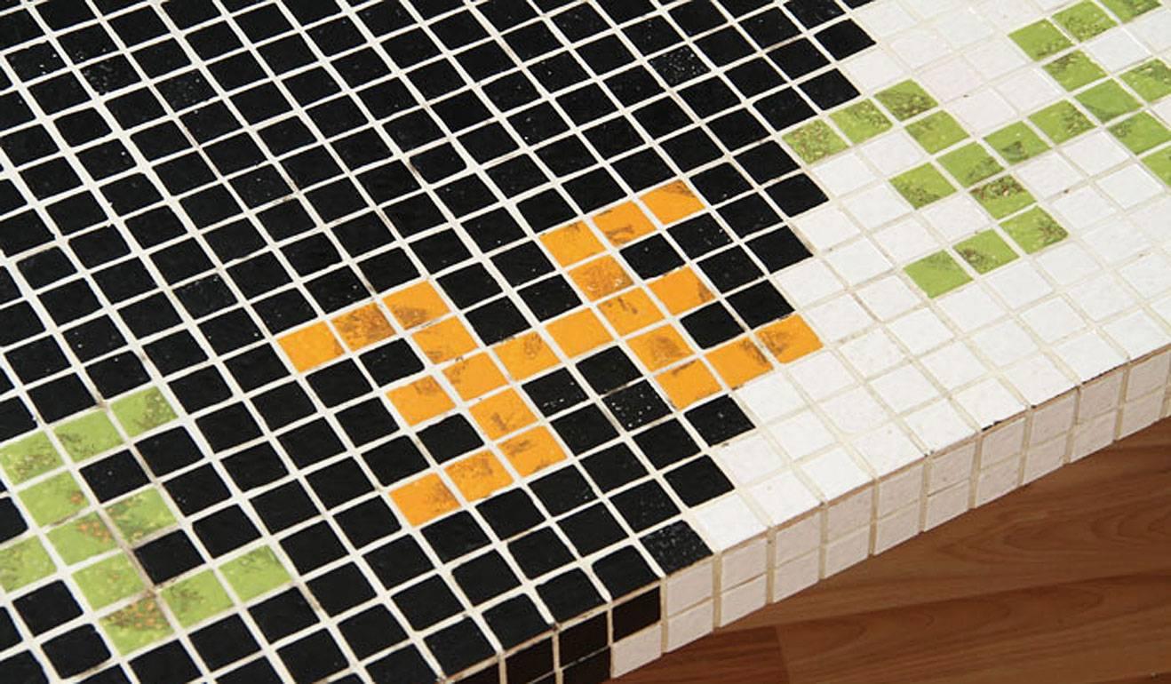 20th Century Mid-Century Modern Tile Mosaic Coffee Table
