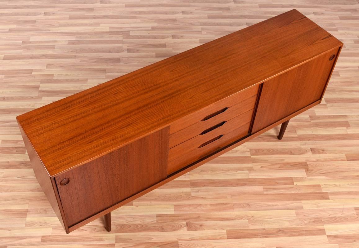 Scandinavian Modern Mid-Century Modern Gustav Bahus Teak Credenza