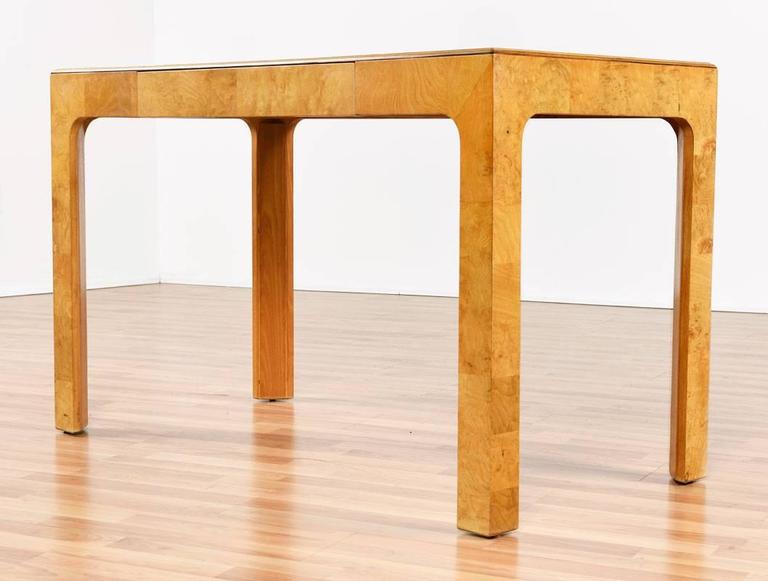 Red Vintage Henredon Scene Two Burled Olive Desk At 1stdibs Professionally Refinished Henredon Scene Two Desk In Fabulous Olive Wood Burl The Natural Pattern Of