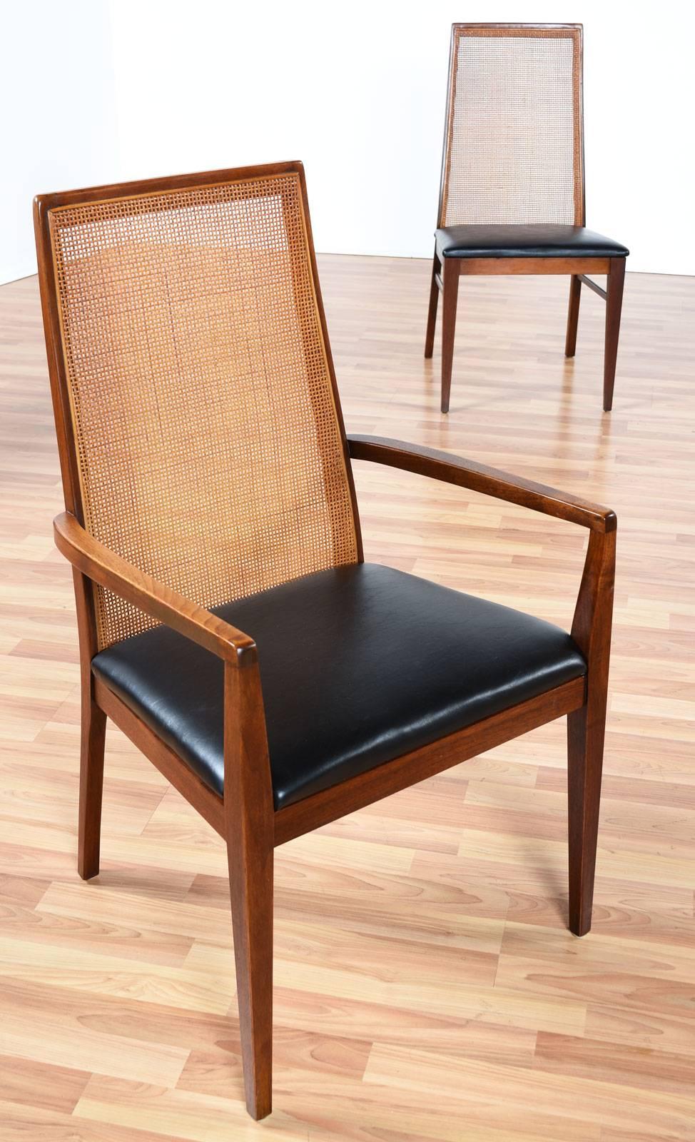 American Set of Six Milo Baughman for Dillingham Dining Chairs
