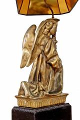 Pair of Medieval Style Angel Table Lamps