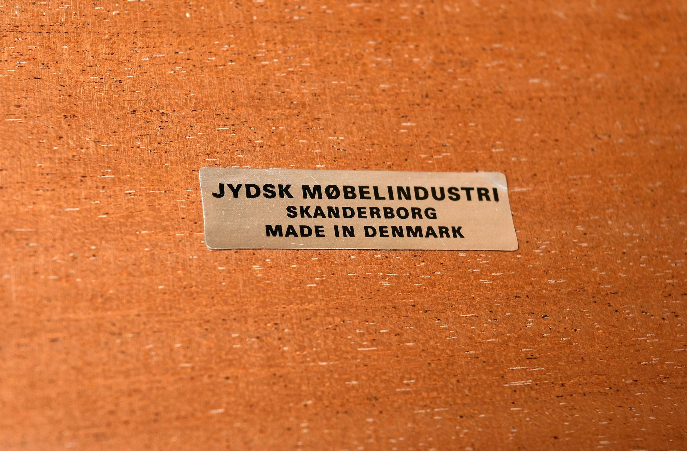 Mid Century Modern Jydsk Mobelindustri Teak Credenza, Circa 1960s 2