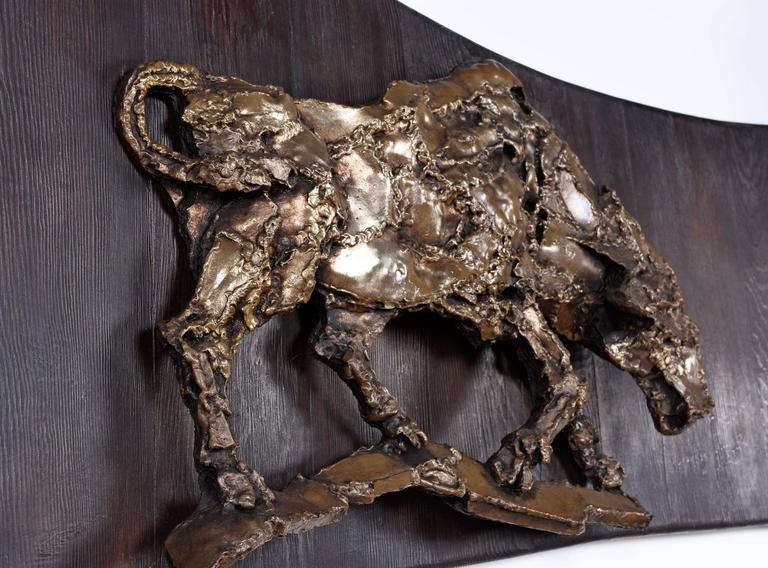 Brutalist Matador Wall Sculpture by Finesse Originals, 1970's at 1stDibs