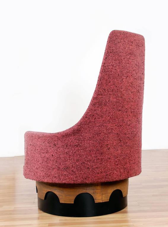 Adrian Pearsall Strictly Spanish High Back Swivel Chair, Circa 1960s