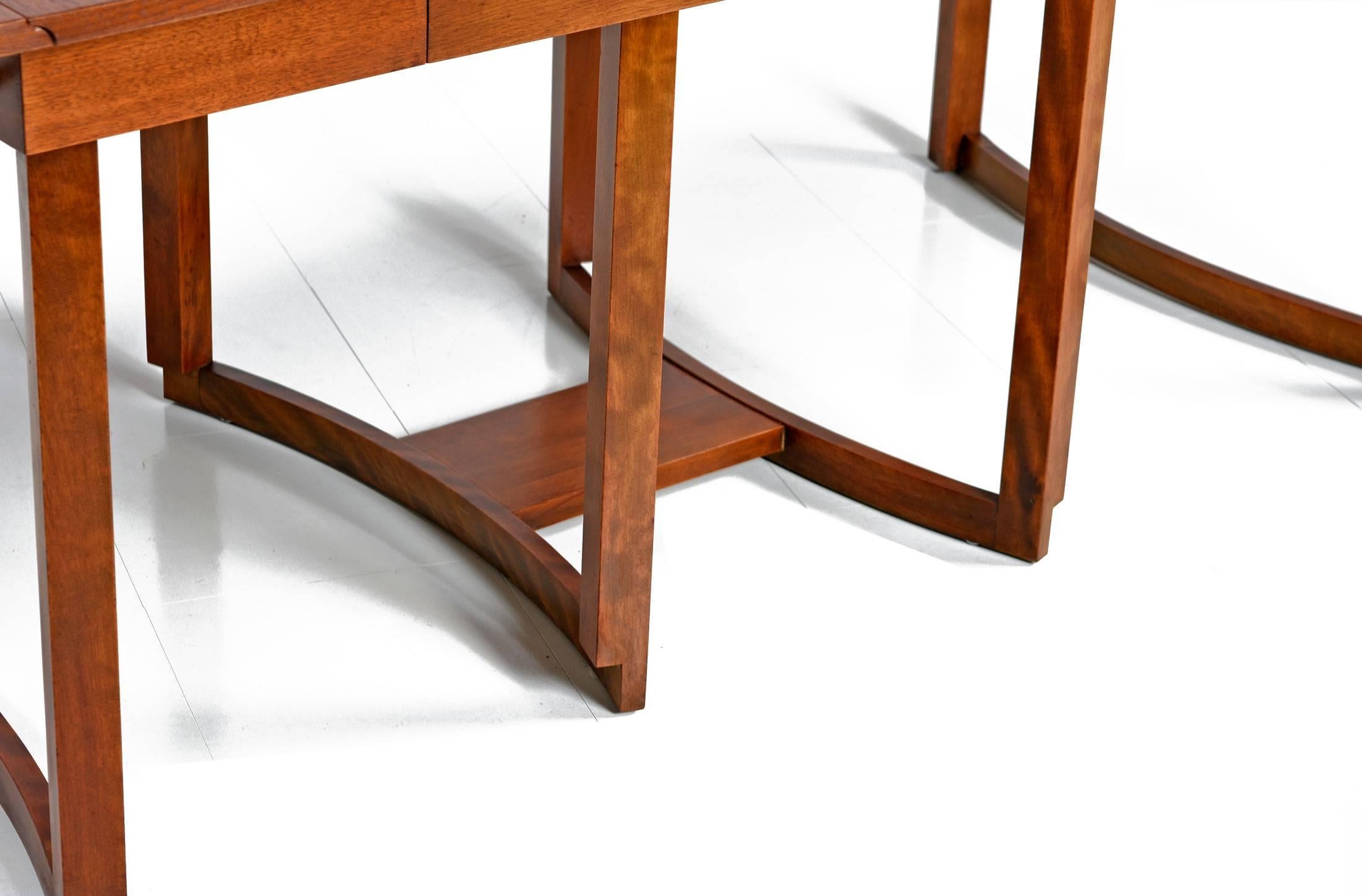 Walnut Refinished Vintage Robsjohn-Gibbings Expanding Table