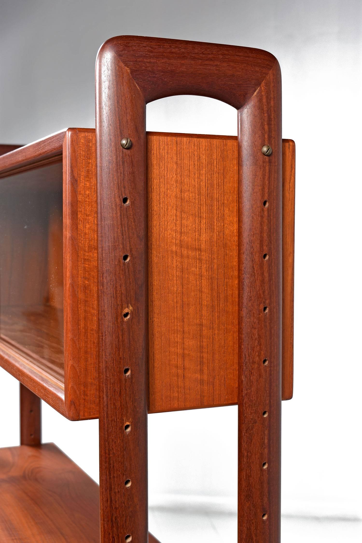 Mid-20th Century Danish Modern Teak Room Divider Wall Unit by Kurt Ostervig