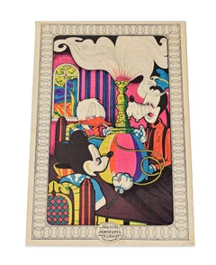 Aint Gonna Work on Dizzy's Farm No More Framed Black Light Disney Satire Poster