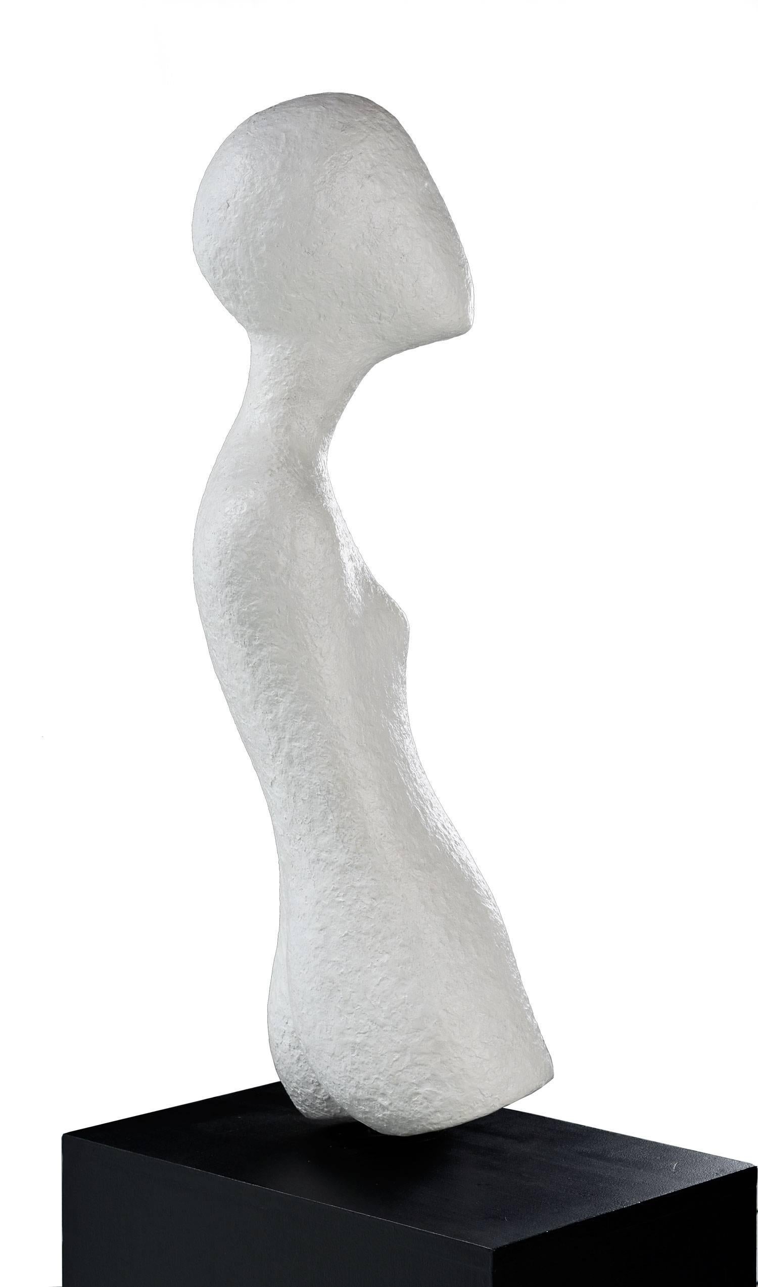 abstract plaster sculpture
