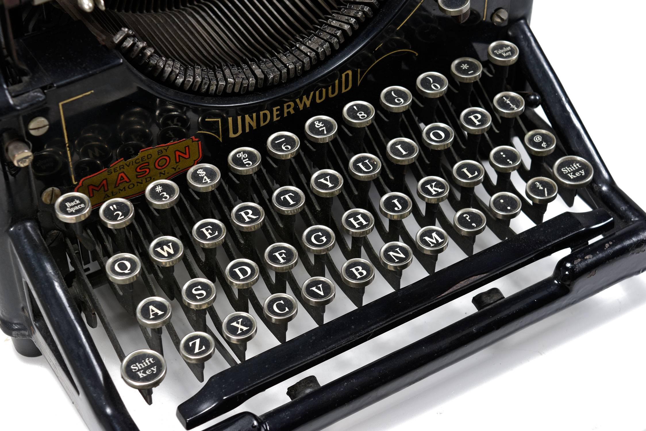 underwood typewriter 5
