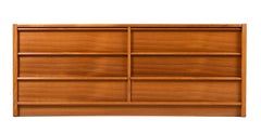 Danish Modern Teak Double Dresser by Jesper