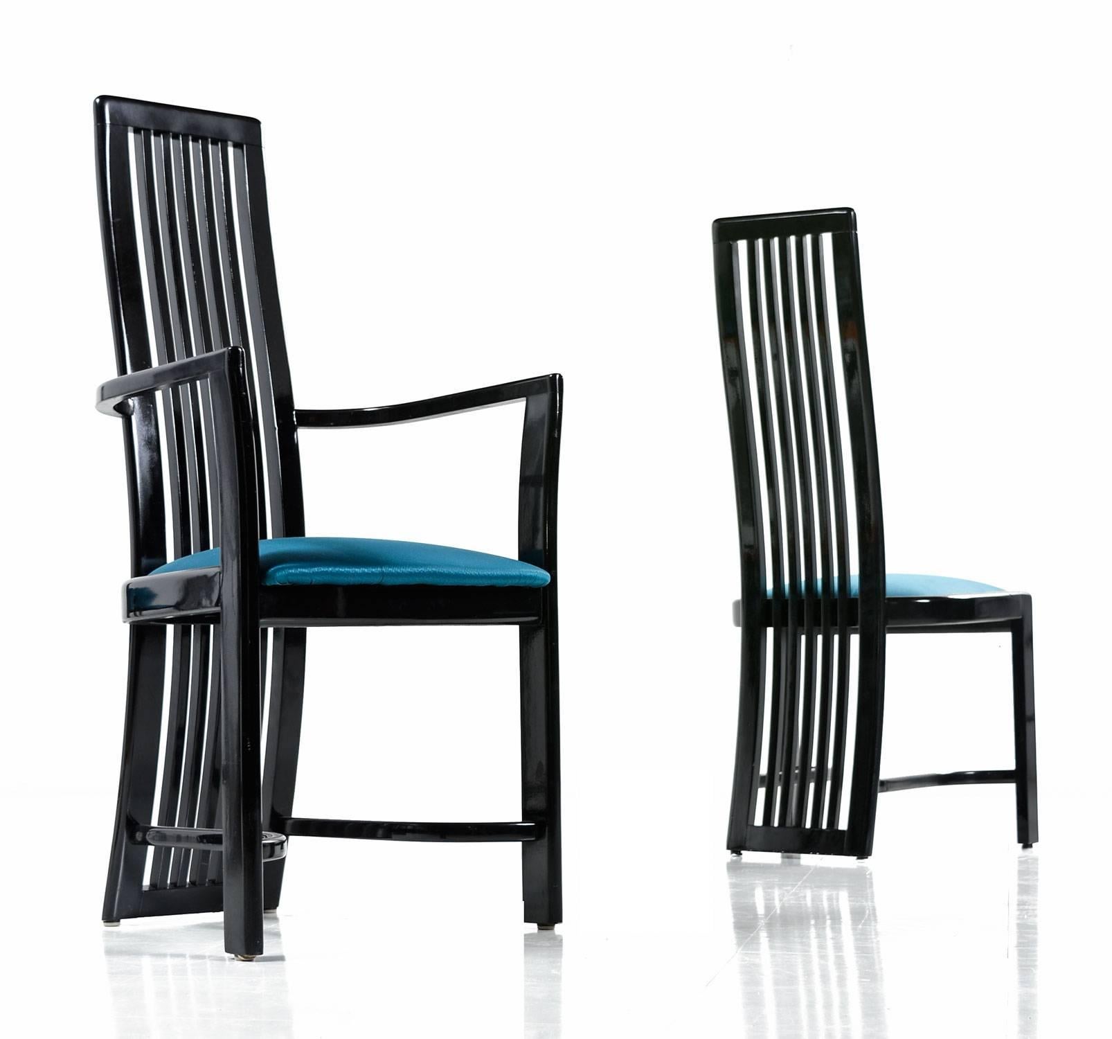 modern high back dining chair