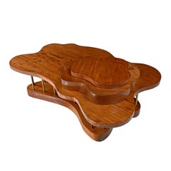 Huge Robsjohn-Gibbings for Widdicomb Inspired Mesa Style Coffee Table, 1960s