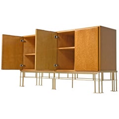 Hollywood Regency Case Pieces and Storage Cabinets