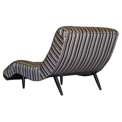 Vintage Adrian Pearsall Scoop Wave Chaise Lounge Chair