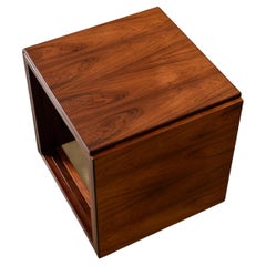 Vintage Interlocking Kai Kristiansen Danish Rosewood Cube Nesting Tables