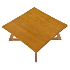 Vintage Heywood-Wakefield Coffee Table, Wheat Finish, Mid-Century