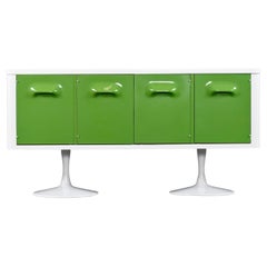 Raymond Loewy Inspired Green Chapter One Credenza by Broyhill Premier