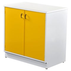 Raymond Loewy Inspired Yellow Chapter One Stereo Record Cabinet Broyhill Premier